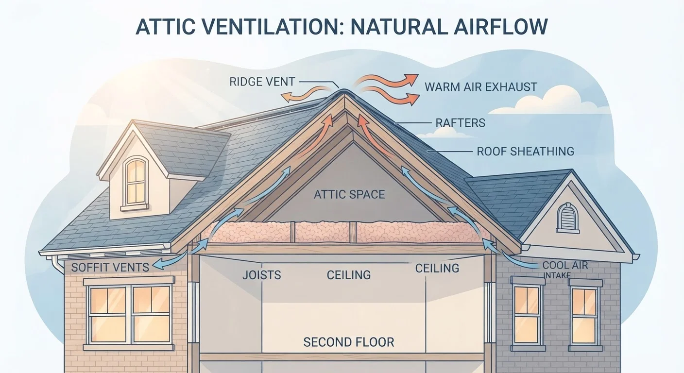 Attic Ventilation: The Hidden Factor in Roof Longevity