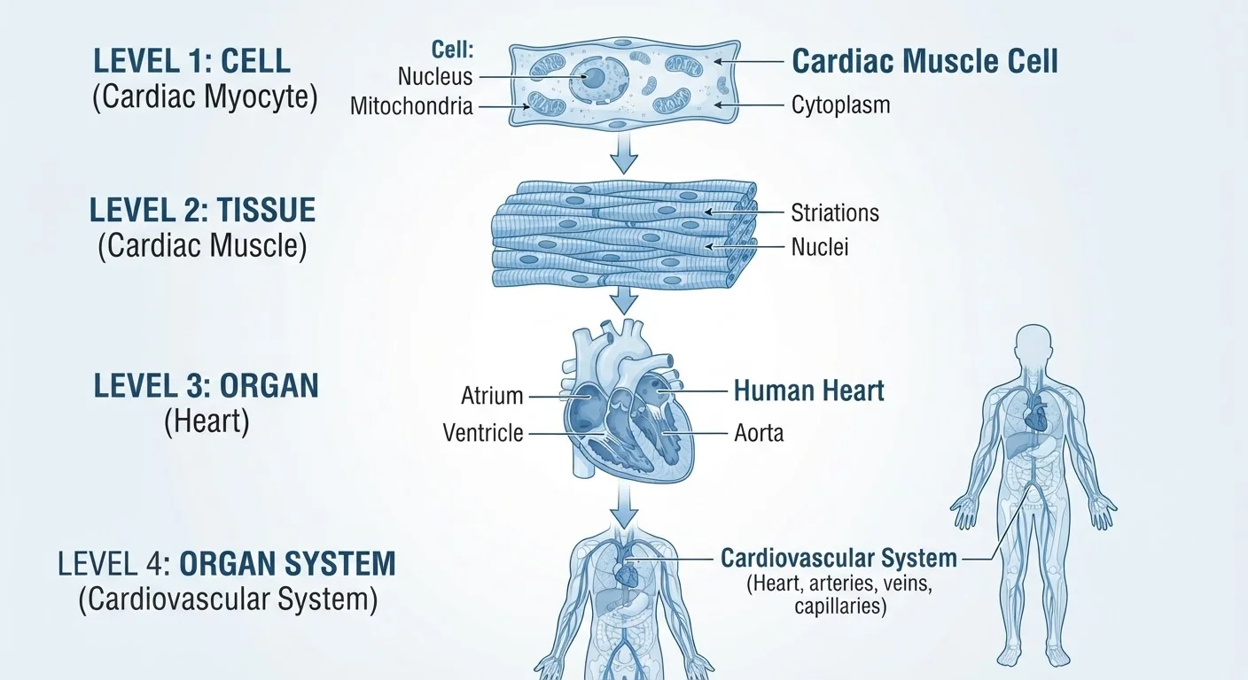 Cells, Tissues, Organs, Systems: How the Body Organizes Itself