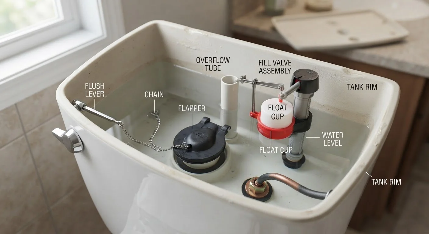 Fixing a Running Toilet Without Calling a Plumber
