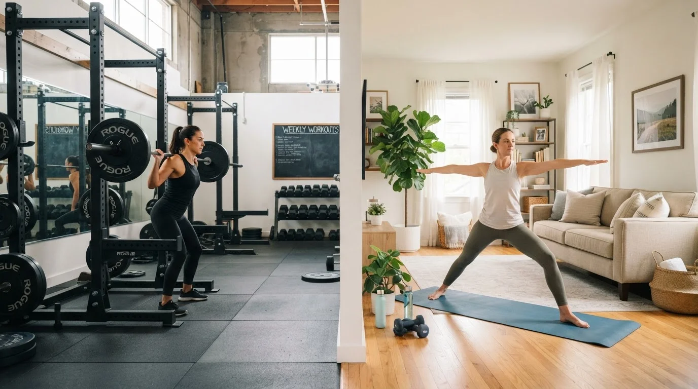 Gym Workouts vs. Exercising at Home: Weighing the Real Trade-Offs