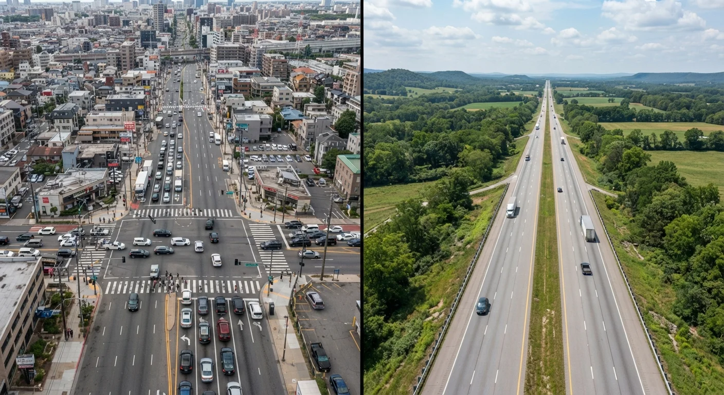 Highway Driving vs. City Driving: How the Risk Profiles Differ