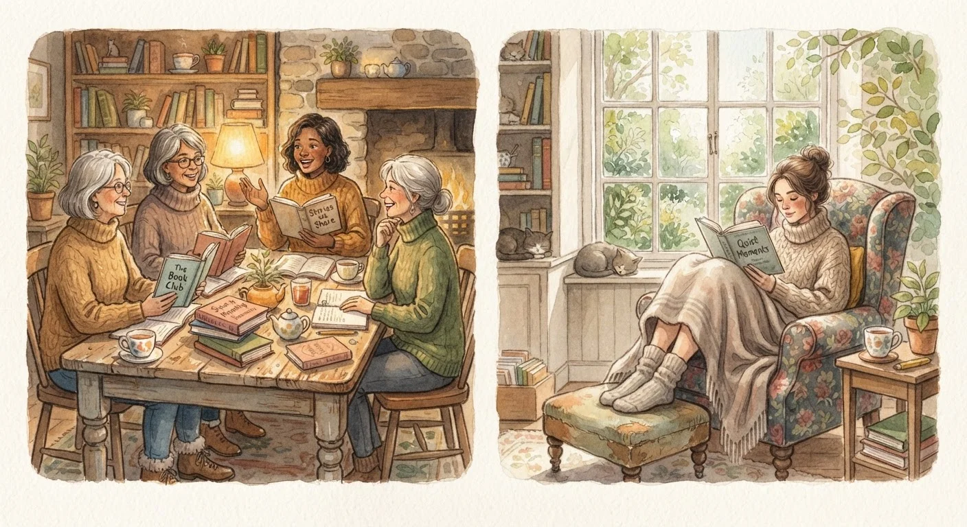 Reading Groups vs. Solo Reading: What Each Mode Does for Comprehension and Enjoyment