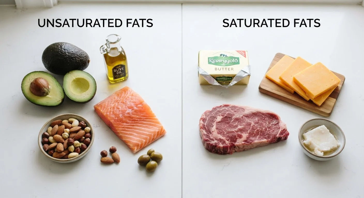 Saturated Fat vs. Unsaturated Fat: What the Difference Means for Your Diet
