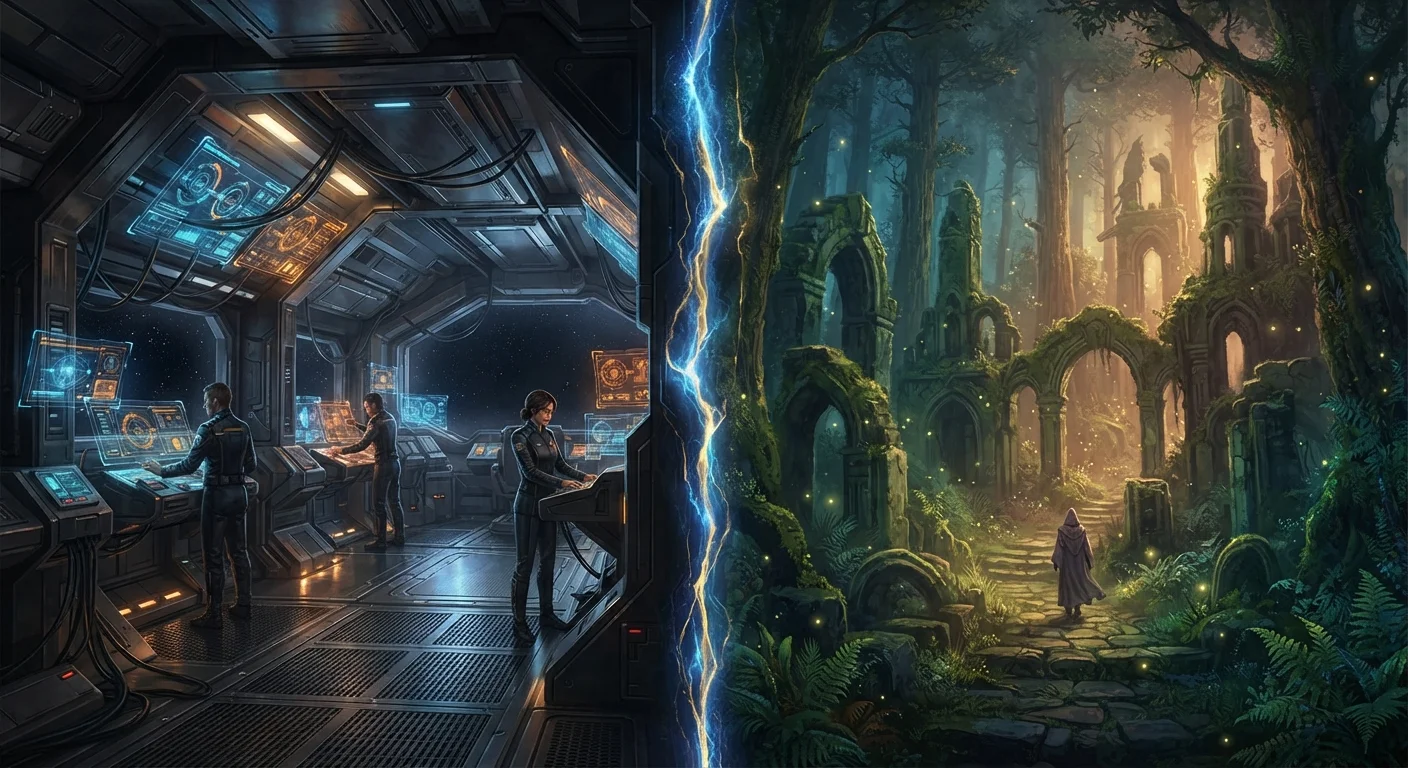 Science Fiction vs. Fantasy: Shared Roots, Different Rules