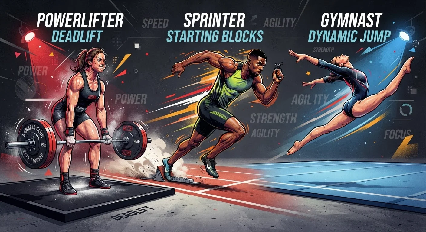 Speed, Power, and Strength Are Not the Same Thing