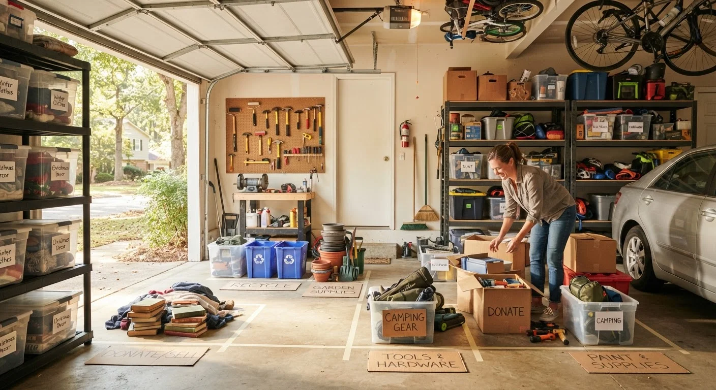 Tackling a Cluttered Garage: Principles for Reclaiming a Forgotten Space