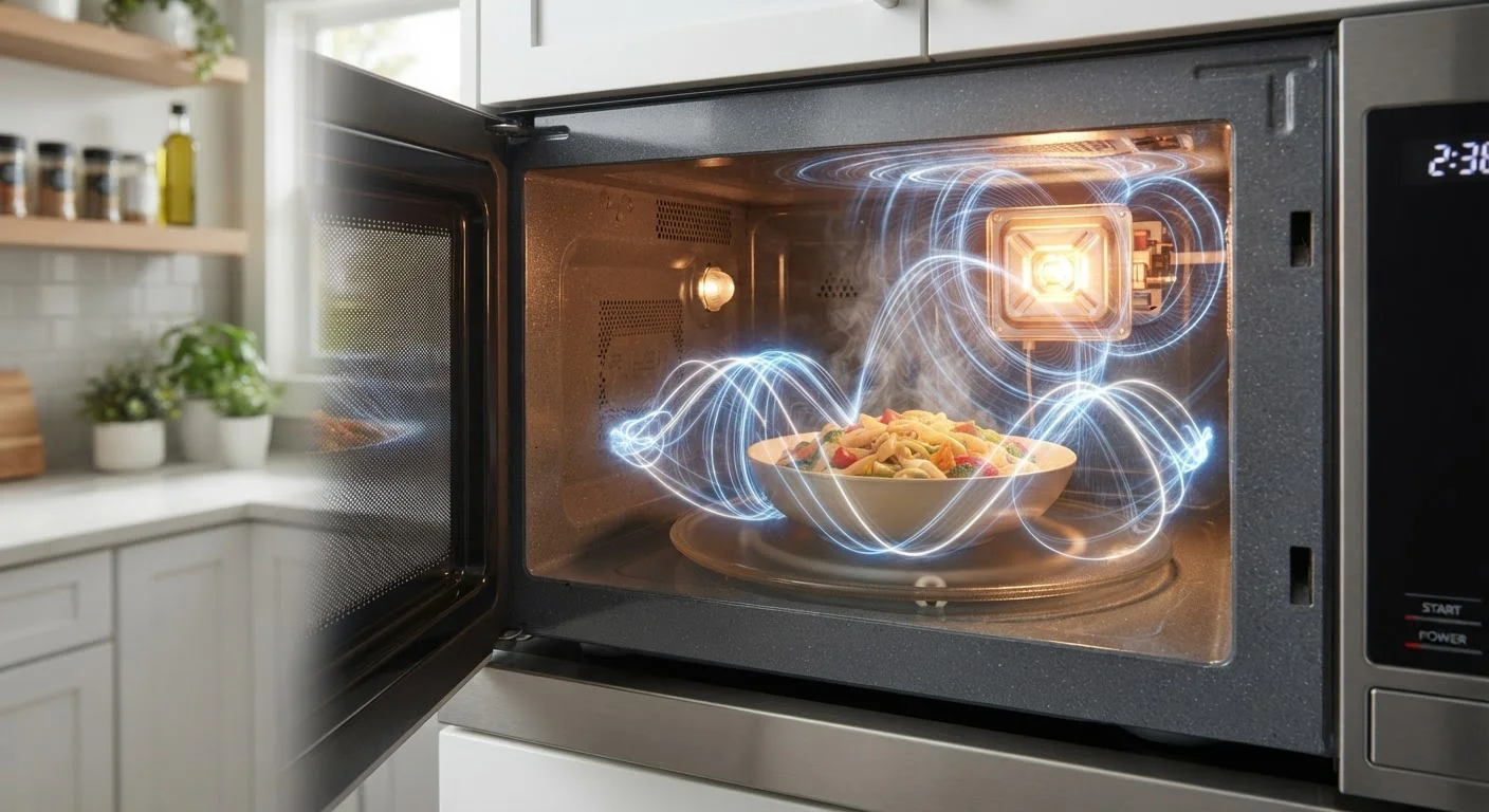The Hidden Physics of a Microwave Oven