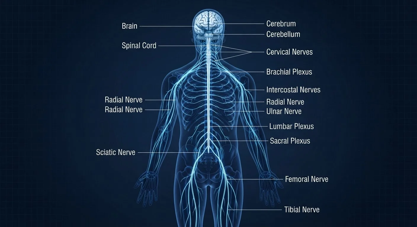 The Nervous System at a Glance: Central, Peripheral, and Autonomic