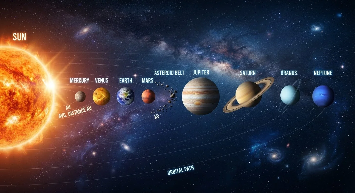 The Scale of the Solar System: Numbers That Reframe the Universe