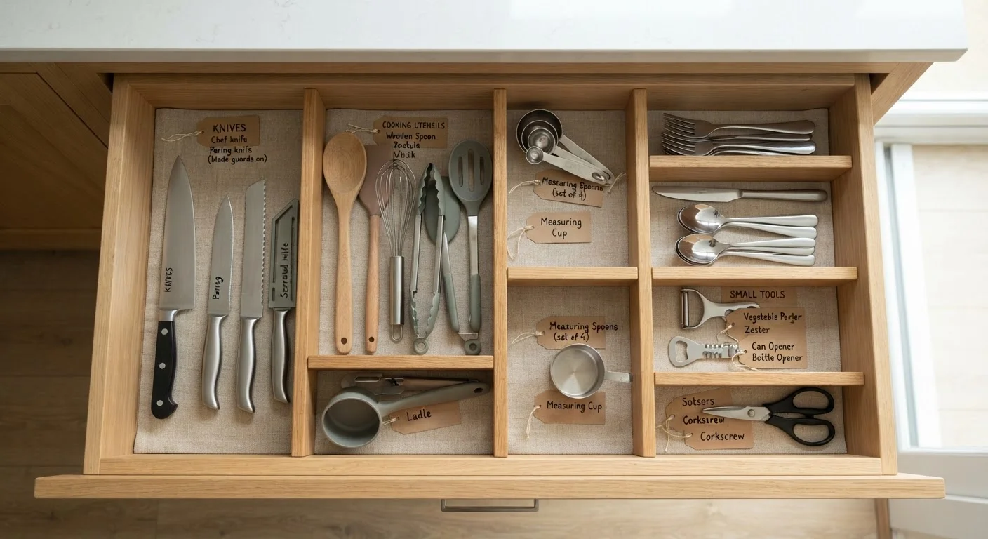 Vertical Space, Drawer Dividers, and Dead Zones: A Home Organizer's Vocabulary