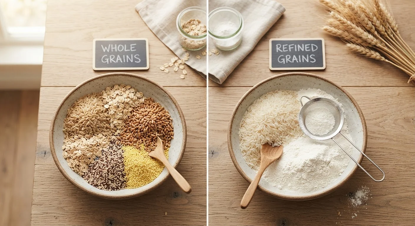 Whole Grains vs. Refined Grains: How Processing Changes What You Eat